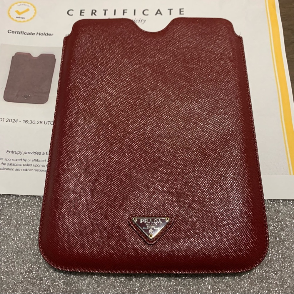 Prada Saffiano iPad mini case